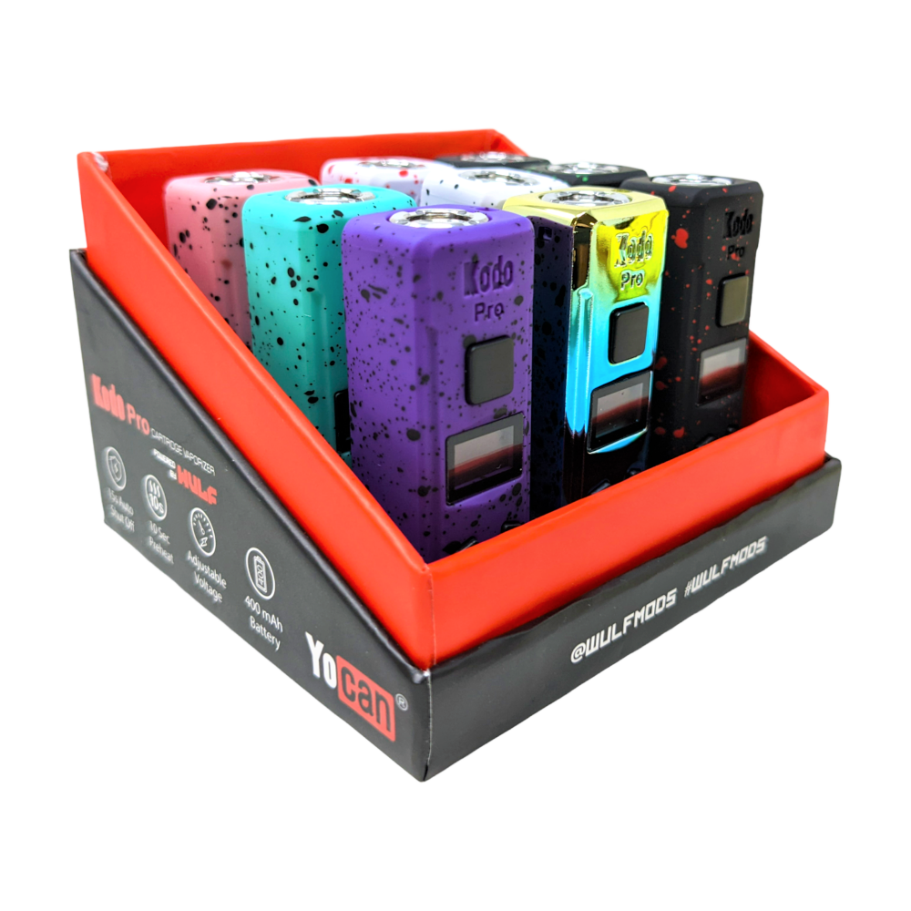 Wulf Mods Kodo Pro Cartridge Battery 9ct Display HighQuality and